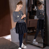 ♕ Колготки з біо бавовни, Tchibo (Німеччина) розмір 110-116