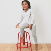 ♕ Лот 1 шт ♕ Якісні зручні легінси, 95% бавовна, Tchibo (Німеччина) розмір 86-92, сірий