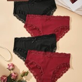 Набір із чотирьох еластичних ніжних трусиків, розмір ХЛ