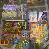 Магний конструктор Limo toy (5в1) 119 магнитних деталей