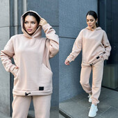 Стильний костюм тринитка на флісі 46/48 розмір якість класна