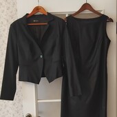 Брендовий костюм Monton, жакет і сукня, стан нового, 45% шерсть