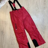 Зимові лижні термо штани на підтяжках для дівчинки 146/152 см crivit sports
