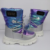 Зимові дутики дутіки чоботи сапоги Том.м дівчинка 28р 18,2см