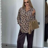 велюр принт преміум