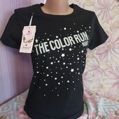 Нова футболочка для дівчинки . хлопок еластан