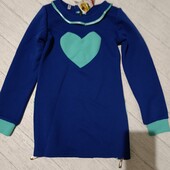 Нове Модне плаття-туніка на дівчинку, р. 110-116