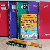 Новий, лот канцтоварів, в лоті 2 великі зошити + канцтовари. Гарна якість, із Америки.