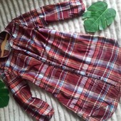 ❤️Стильная рубашка в клетку р.36/S.легкая,сост новой.❤️