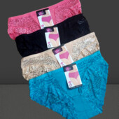 Трусики 3 штуки асорті кольорів.