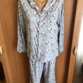 Пижама, комплект, костюм, 100% коттон, L. M&S. в ідеалі