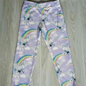 F&F брендовые теплые плюшевые пижамные штанишки на девочку рост 152 см