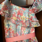 Дитяче плаття ш фонове 9 років 134 зріст приблизно