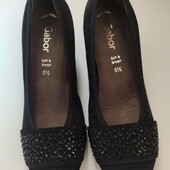 чорні туфлі-човники Gabor р.5,5