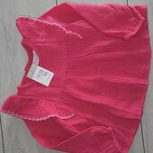 Муслінова блузка / туніка Primark, 12-18М / 86см. З біркою!