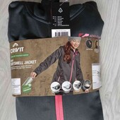 Crivit брендовая спортивная новая куртка softshell с капюшоном на рост 158/164 см