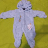 Детский теплый ромпер(один на выбор) 0-3м
