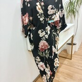 Домашній халат з квітами S розмір