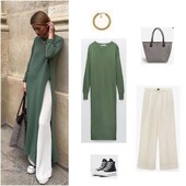 Zara джемпер лонг