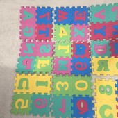 Eva пазли англійська абетка та цифри