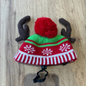 Новогодняя шапочка для питомца.
