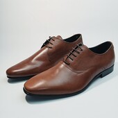 Чоловічі шкіряні кожані туфлі burton menswear london 44р.