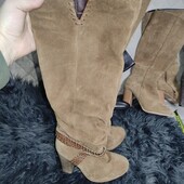 Uk4E 37p на широку ногу замша кемел