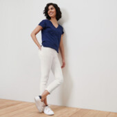 ♕ Стильні жіночі джинси з вишивкою, р.наші 44-46(38 євро)