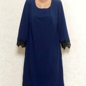 Красивое платье с кружевом р.52. Новое!