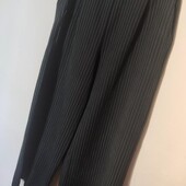 Чорні брюки у смужку фабрична Італія