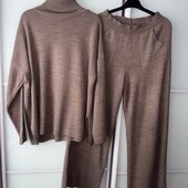 костюм брюки палаццо та светр