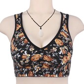 Хлопковый бюстгальтер большой объем