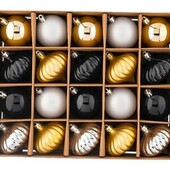 Розпродаж! Ялинкові прикраси кулі 20шт.Livarno