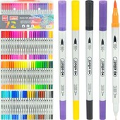 Маркери художні двосторонні 72 кольори Ellott