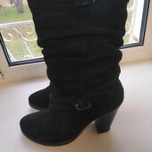 Зимові чоботи натуральна замша