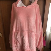 Меховушка, плюшева туника, кофта, худи, 2-4XL. Primark. слип, пижама