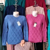 Женский теплый свитер оверсайз разные цвета новинки сезона