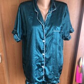 Пижама, комплект, костюм, тягнеться, XL. в ідеалі