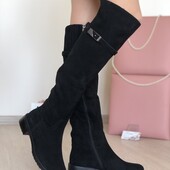 Зимові чоботи натуральна замша+мутон єврозима!!!