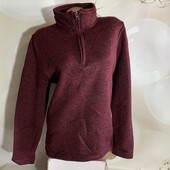 Теплый свитер в середине с начесом размер С