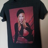 прінтована чорна бавовняна футболка