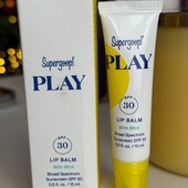 Новий. зволожуючий бальзам для губ supergoop play Lip Sunscreen Balm spf 30 оригінал супер ціна