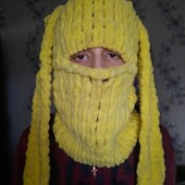 ❤️шапка-тёплая детская Балаклава на 9-13л.в идеале,без следов носки. ❤️