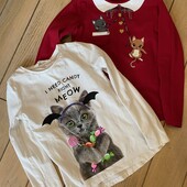 H&M 2 реглани на 6-8р