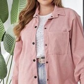 Вельветова оверсайз сорочка, XL