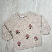 Primark.Теплий светр кофта для дівчинки 68 см (3-6 місяців)