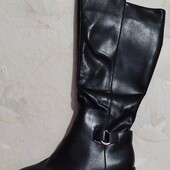 Демисезонные сапоги на низком ходу