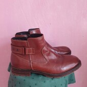 Зимові ботінки шкіра вовна