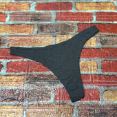 Арт.935 жіночі труси стрінги темно-сірі h&m розмір XL.