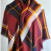 Багатобарвна шаль для стильного образу від Tchibo (Німеччина)